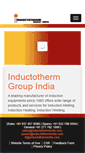 Mobile Screenshot of inductothermindia.com